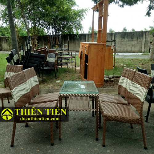 Bộ Bàn Ghế Mây Nhỏ